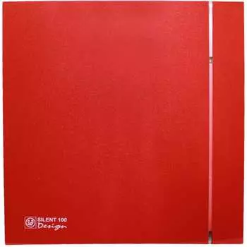 Вентилятор Soler&Palau SILENT-100 CZ RED DESIGN-4C RE 03-0103-140