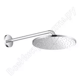 Верхний душ grohe rainshower 310 mono 310 1 режим , круглый и душевой кронштейн 26557000