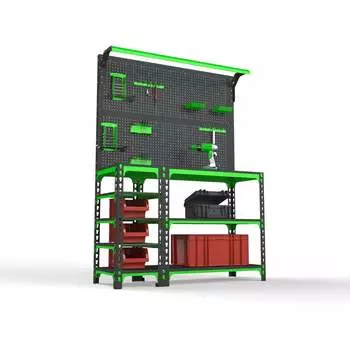 Верстак ООО Металекс серия SUN 950x1800x400 мм 111234