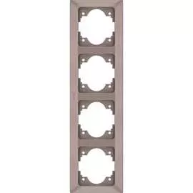 Вертикальная четырехместная рамка NE-AD Aras 93-25-81