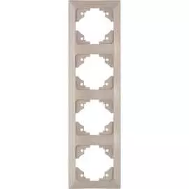 Вертикальная четырехместная рамка NE-AD Aras 93-23-81