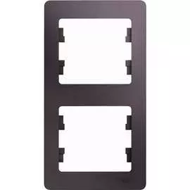 Вертикальная двухместная рамка Schneider Electric