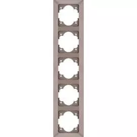 Вертикальная пятиместная рамка NE-AD Aras 93-25-91