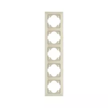 Вертикальная пятиместная рамка NE-AD Aras 93-11-91