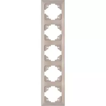 Вертикальная пятиместная рамка NE-AD Aras 93-23-91