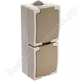 Вертикальная розетка UNIVersal Аллегро 1275