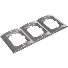 Вертикальная трехместная рамка Lezard DERIY 702-2800-153