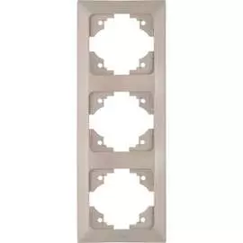 Вертикальная трехместная рамка NE-AD Aras 93-23-71