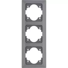 Вертикальная трехместная рамка NE-AD Aras 93-21-71