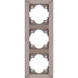 Вертикальная трехместная рамка NE-AD Aras 93-25-71