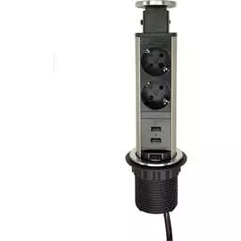 Вертикальная выдвижная механическая блок розеток ROCKETSOCKET