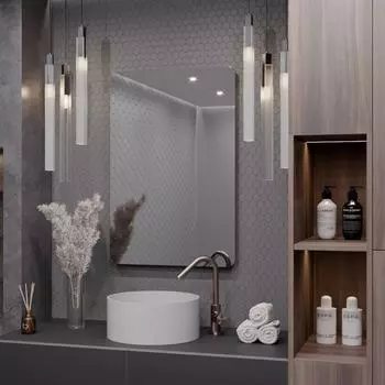 Вертикальное зеркало для ванной ALIAS