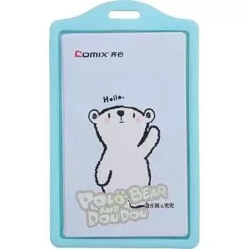 Вертикальный бейдж COMIX A7990 BU