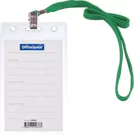 Вертикальный бейдж OfficeSpace