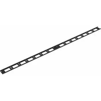 Вертикальный кабельный органайзер TLK TLK-OV75-2-47U-I-BK