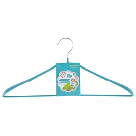 Вешалка метал для верхней одежды с прорезиненным противоскользящим покрытием elfe 92926