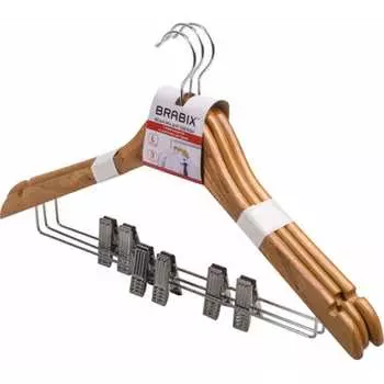 Вешалки-плечики BRABIX Стандарт 601170