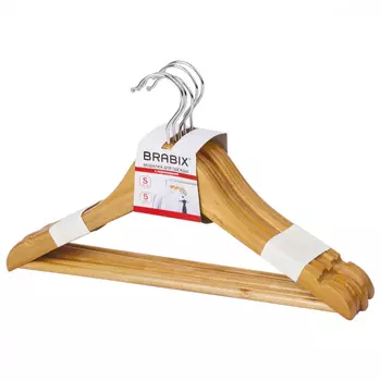 Вешалки-плечики BRABIX Стандарт 601160