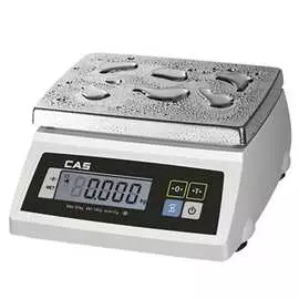 Пылевлагозащищенные настольные весы CAS SW -05W 1A0SW8502GCI0501