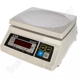 Настольные весы CAS SW II-05 1A0SW6502GCI0502