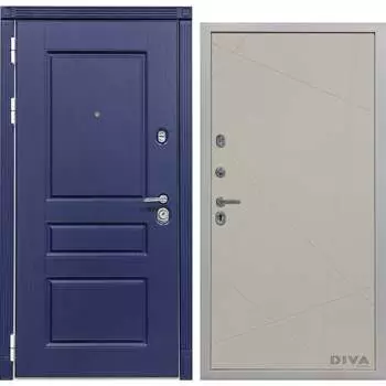 Входная левая дверь DIVA Д11 Софт Шампань УТ-00075151