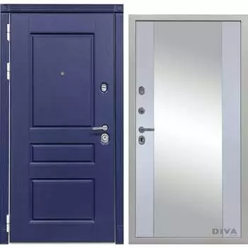 Входная левая дверь DIVA Д15 Силк маус УТ-00075193