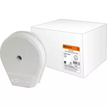 Вилка TDM ELECTRIC ВШ 32А, 250В, 2Р+РЕ, белая SQ1812-0007