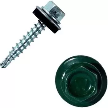 Винт HARDWEX ТМ HWX1-W-J-SP-4.8x20 мм., RAL 6005 (250 шт.) 5190000001222