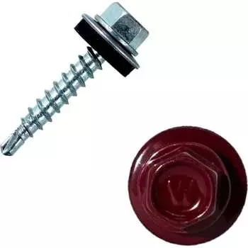 Винт HARDWEX ТМ HWX1-W-J-SP-4.8x20 мм., RAL 3005 (250 шт.) 5190000001130