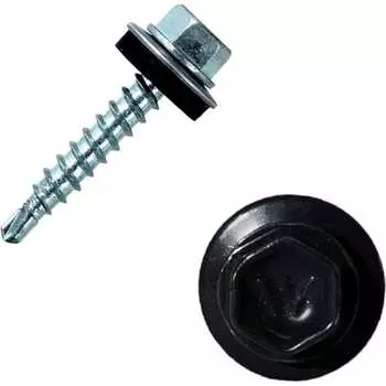 Винт HARDWEX ТМ HWX1-W-J-SP-4.8x20 мм., RAL 9005 (250 шт.) 5190000001314