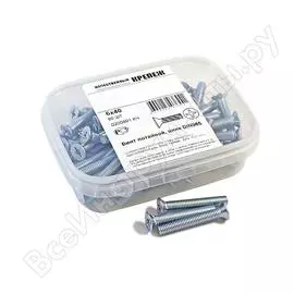 Винт качественный крепеж 6x4060 DIN965 (60 шт.) 0200891
