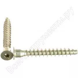 Оцинкованный винт-конфирмат крепежная техника ЕВРО 7х50 (250 шт.) 430926