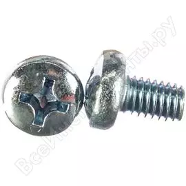 Оцинкованный винт КРЕП-КОМП 6х10 DIN7985 (450 шт.) вц610ф