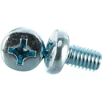 Винт МЕТИЗНЫЙ ДВОР 6x10, DIN 7985, 100 шт. 4690441037725