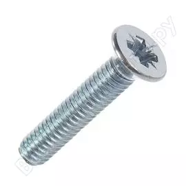 Винт с полной резьбой с потайной головкой партнер din965 6х25 а2 со шлицем pz 200шт фас 5634 200
