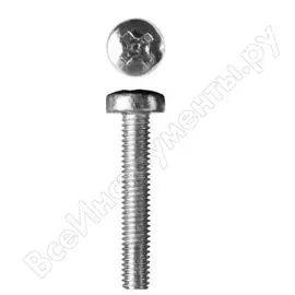 Оцинкованный винт ЗУБР M6x55 мм DIN7985 (5 кг) 303150-06-055