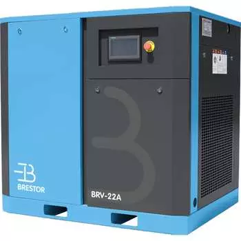 Винтовой компрессор Brestor BRV-22A (3,2м3/мин при 10бар; маслозаполненный) , UCX, VFD, 380В 3ф 50Гц, возд. охл., MAM880 V22A10