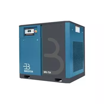 Винтовой компрессор Brestor BRS-75A (12,6м3/мин при 8бар; маслозаполненный) , UCX, "Звезда/треуг.", 380В 3ф 50Гц, возд. охл., MA S75A8