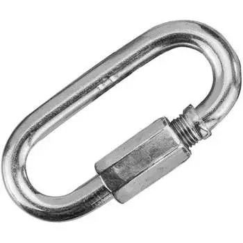 Винтовой, оцинкованный карабин vipкрепеж 25308 VIP