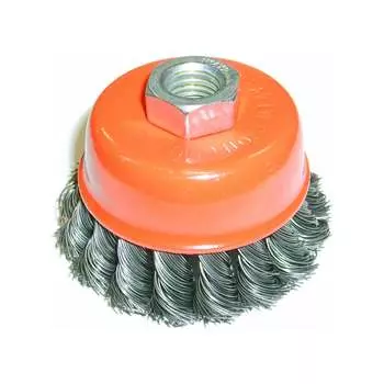 Витая щетка "чашка" для УШМ SKRAB 35402