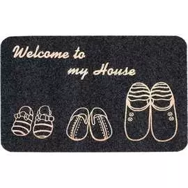 Влаговпитывающий коврик ComeForte ВЕЛЮР ТАПОЧКИ TCLR/W-202