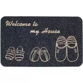 Влаговпитывающий коврик ComeForte ВЕЛЮР ТАПОЧКИ TCLR/W-205