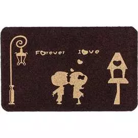 Влаговпитывающий коврик ComeForte ВЕЛЮР ЛЮБОВЬ НАВСЕГДА TCLR/W-303