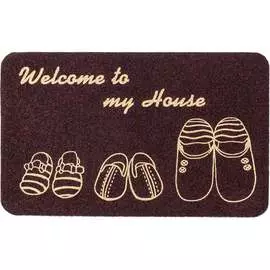 Влаговпитывающий коврик ComeForte ВЕЛЮР ТАПОЧКИ TCLR/W-203