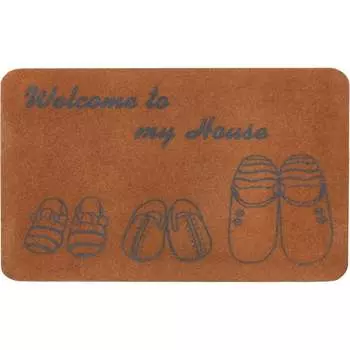 Влаговпитывающий коврик ComeForte ВЕЛЮР ТАПОЧКИ TCLR/W-201