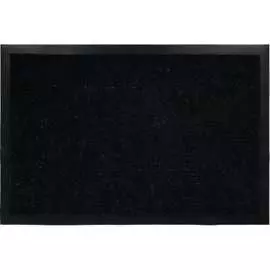 Влаговпитывающий ребристый коврик VORTEX 60х90 см, чёрный 24196