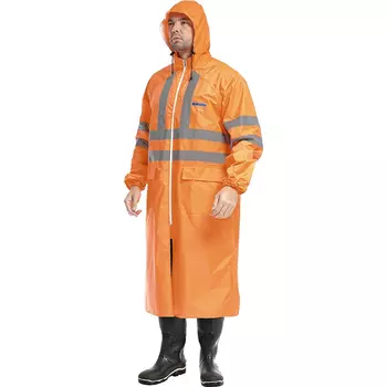 Влагозащитный плащ ГК Спецобъединение флуоресцентный оранжевый Плащ 100/120/182