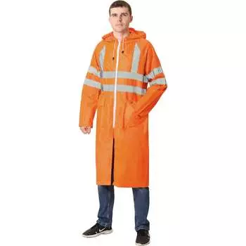 Влагозащитный сигнальный плащ СИРИУС 1595/8