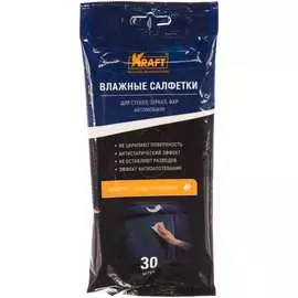 Влажные салфетки для стеклянных поверхностей KRAFT 834009