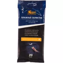 Влажные салфетки для стеклянных поверхностей KRAFT 834008
